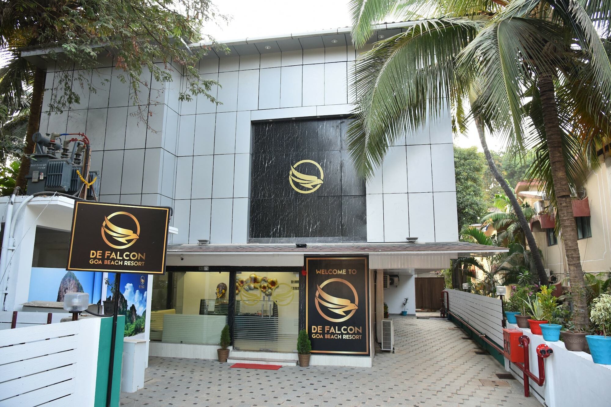 De Falcon Goa Beach Resort Candolim Exteriör bild